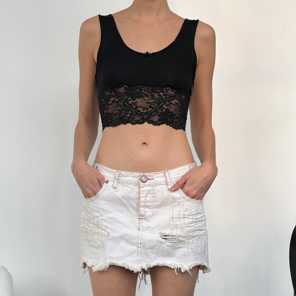 Vintage Lace Crop Top